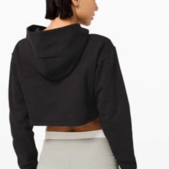 lululemon athletica Black Cropped Hoodie - Picture 2 of 6